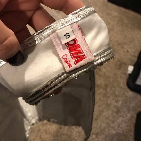 Holographic silver sequin bralette - Picture 3 of 3